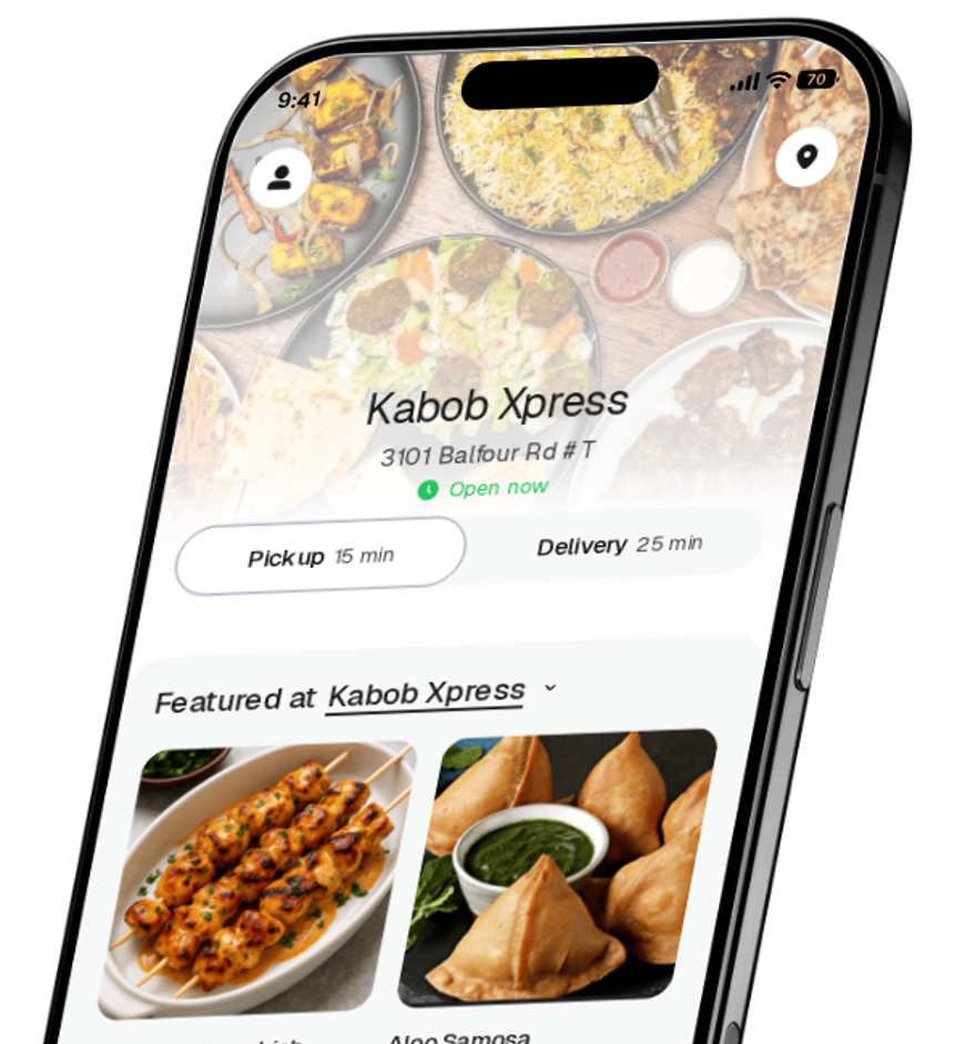 Kabob Xpress app preview