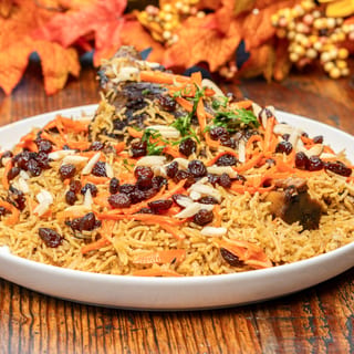 Kabuli Pulao - lamb shank