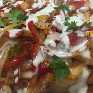Loaded Fries with Chicken